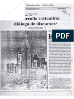Desarrollo sostenible diálogo de discursos - Escobar