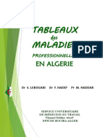 TABLEAUX DES MALADIES PROFESSIONNELLES en Algérie PDF