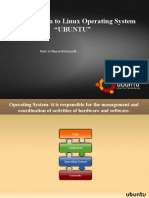 Introduction To Linux Operating System "Ubuntu"