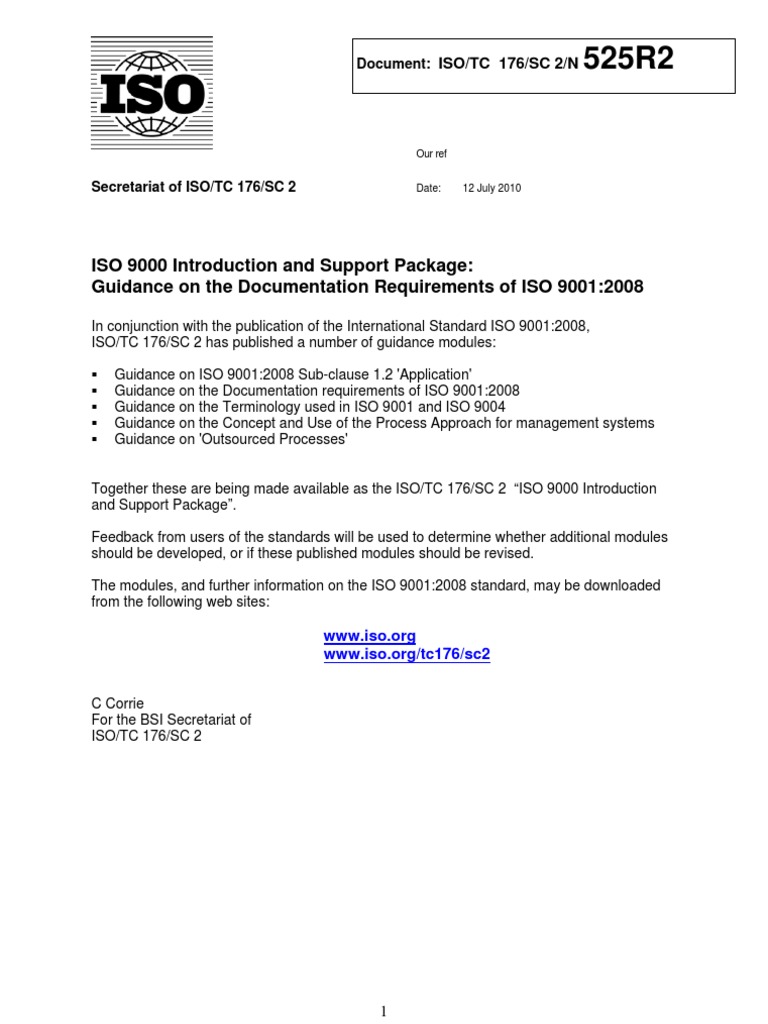 TECHNICAL DOCUMENTATION STANDARDS ISO visual data 2