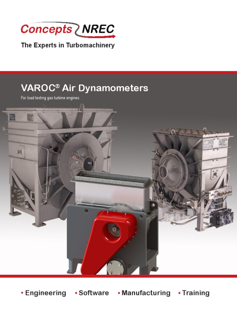 Varoc Air Dynamometers: The Experts in Turbomachinery | PDF ...