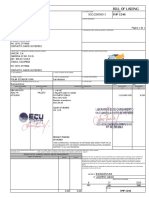Bill of Lading Logimpex Cargo S.A.S