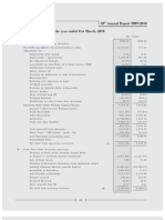 Cash Flow 2009-10