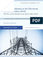 Draft Amendments To The Electricity Act 2003 Redux (2018) : Devil Is in The Details or Are There Other Risks?