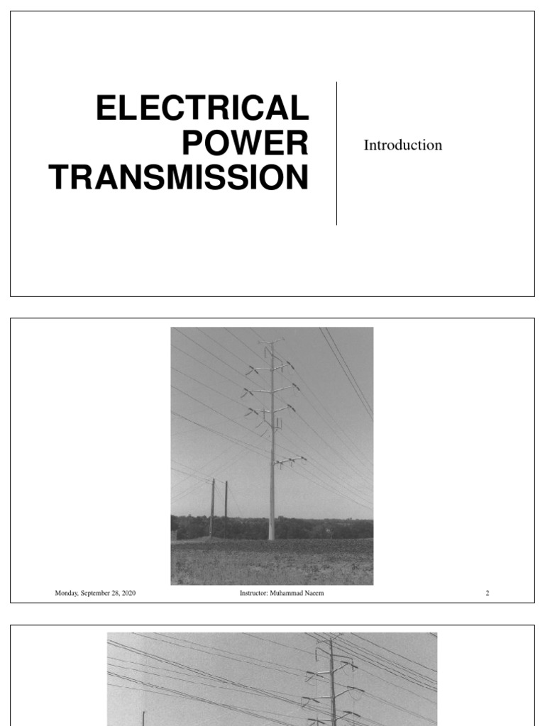Electrical Power Transmission Overview | PDF