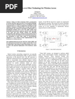 Radio Over Fiber Technology For Wireless Access