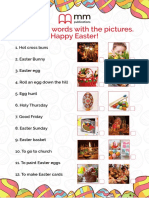 Match The Words With The Pictures. Happy Easter!