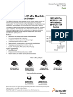 Mpxxx6115A, 15 To 115 Kpa, Absolute, Integrated Pressure Sensor