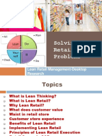 Solving Retail Problems: Lean Retail Management-Desktop Research