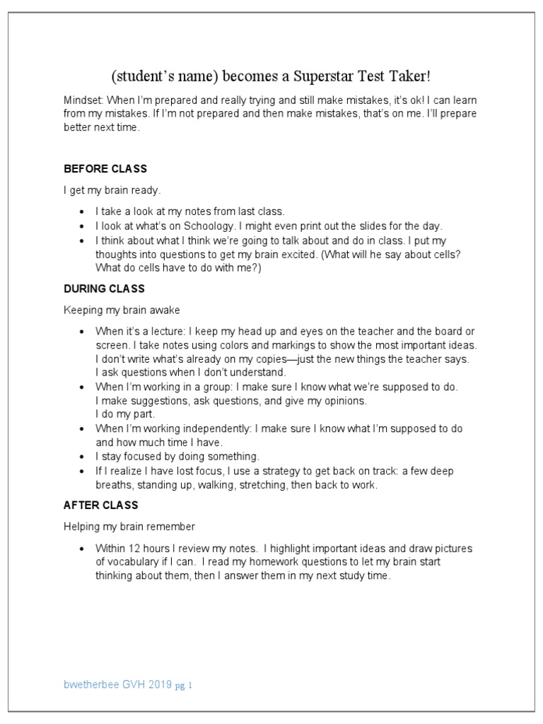 Mastering Test-Taking Strategies | PDF | Multiple Choice