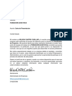 Carta de Presentacioin PDF