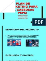 PLAN DE MARKETING PARA LA Gaseosas Pepsi