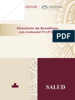 Directorio de Beneficios de Salud INAPAM Aguascalientes