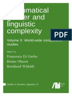 Grammatical Gender and Linguistic Complexity: Volume II: World-Wide Comparative Studies