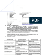 Silabo Nutricion y Alimentacion Animal 2020-Ii