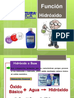 Función y nomenclatura de los hidróxidos inorgánicos