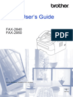 Brother Fax 2840-2950 User Manual