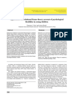 Application of a relational frame theory account of psychological