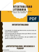 Intertextualidad Literaria