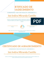 Orange Header Internship Certificate