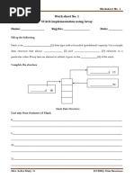 Work Sheet No. 1 STACK Implementation Using Array Name: - Reg - No.: - Date