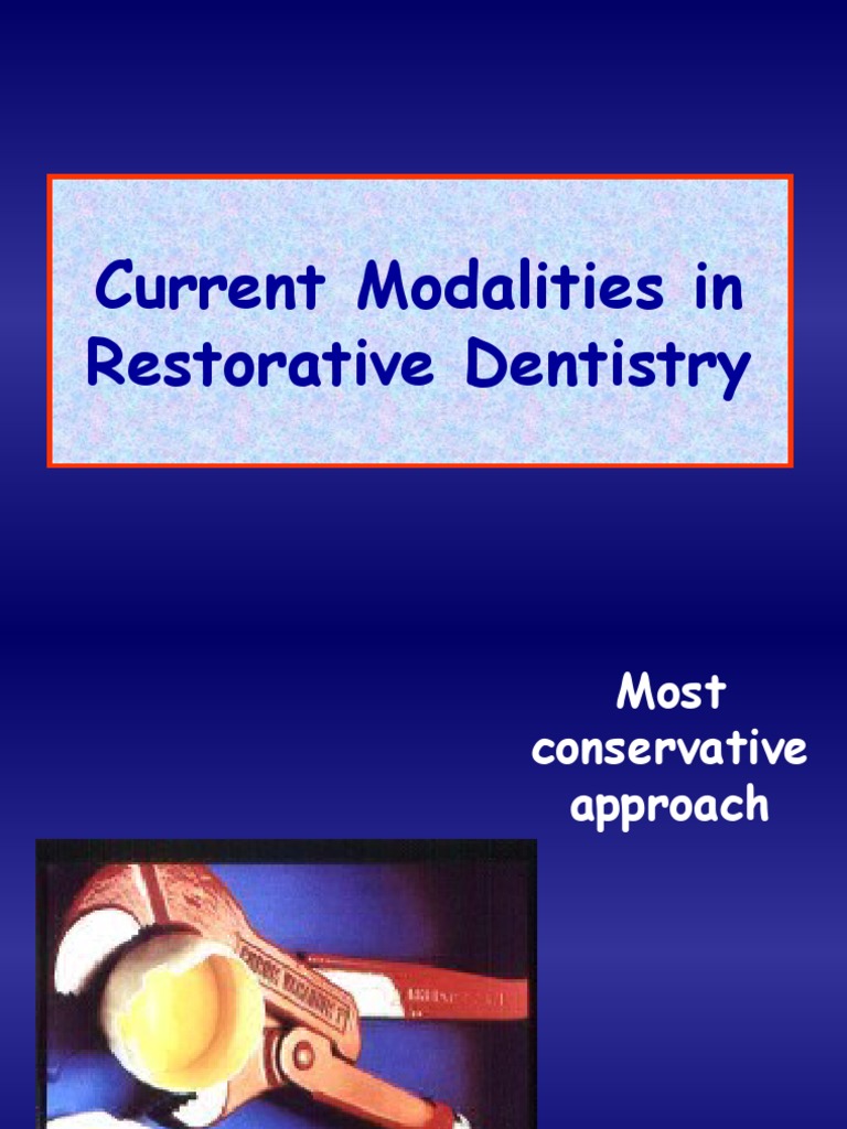 Current Modalities in Restorative Dentistry | PDF | Health Care ...