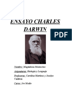 Ensayo Charles Darwin Magda Linda Preciosa