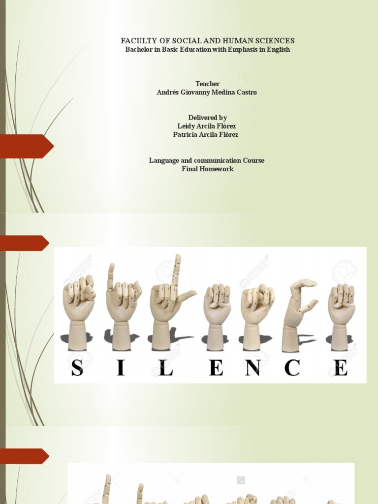 Faculty of Social and Human Sciences | PDF | American Sign Language ...