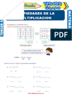 Propiedades de La Multiplicación para Tercer Grado de Primaria