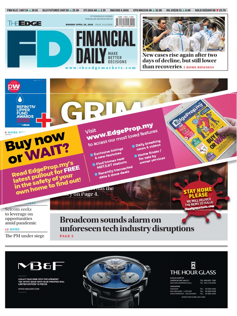 The Edge Daily Financial Market 2020042 | PDF | Barrel (Unit) | Petroleum