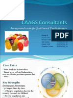 Consulting in Business - An Approach Note for Fruit Based Confectionery