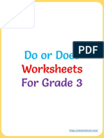 Do or Does Worksheets
