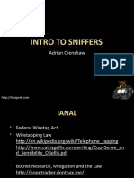 Intro To Sniffers: Adrian Crenshaw
