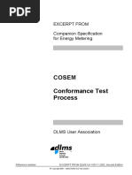 Cosem Conformance Test Process: Excerpt From Companion Specification For Energy Metering