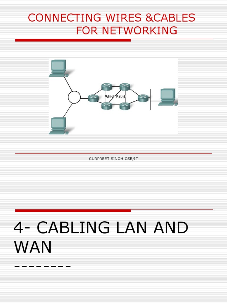 Types of Network Cables Explained | PDF | Physical Layer Protocols ...