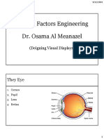 Human Factors Engineering Dr. Osama Al Meanazel: (Deigning Visual Displays)