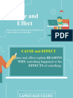 Cause and Effect: Here Is Where You Wil Know The Text Structure and Context Clues For Cause and Effect