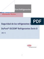 Isceon Mo99 Seguridad de Los Refrigerantes PDF