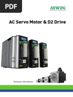 AC Servo Motor & D2 Drive: Technical Information