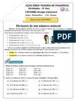 Atividade do dia 25-09-2020 - 6º ano