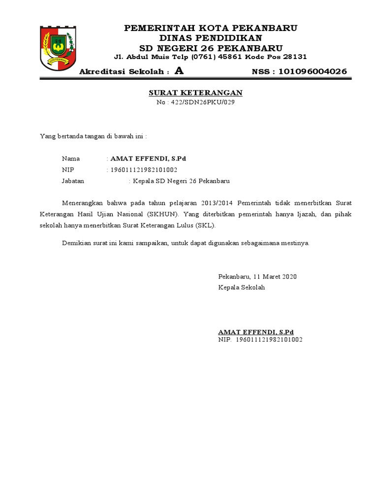 Download 91+ Contoh Surat Keterangan Terbaru Gratis