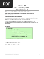 Semester 2, 2020 Week 8: Data Mining in WEKA Tutorial/Lab Session - 7