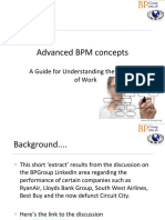 Advanced BPM Concepts: A Guide For Understanding The Causes of Work