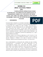 Informe #03 SST