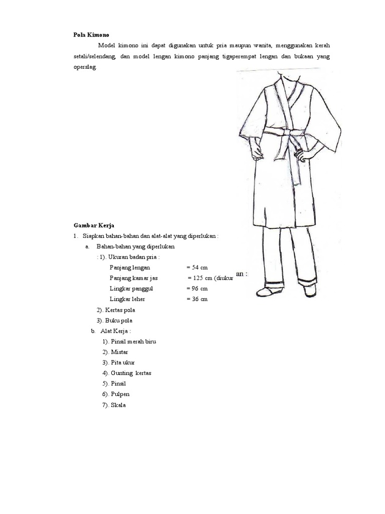 Pola Kimono Pdf