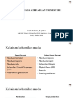 Penyulit Pada Kehamilan Trimester I