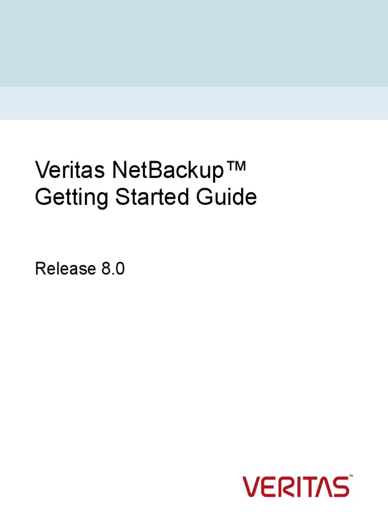 Veritas Netbackup Getting Started Guide – OADJ