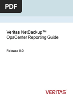 NetBackup80 OpsCenter Reporting PDF