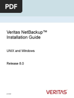 Veritas Netbackup™ Installation Guide: Unix and Windows