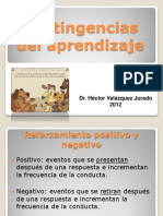 Contingencias Del Aprendizaje PDF